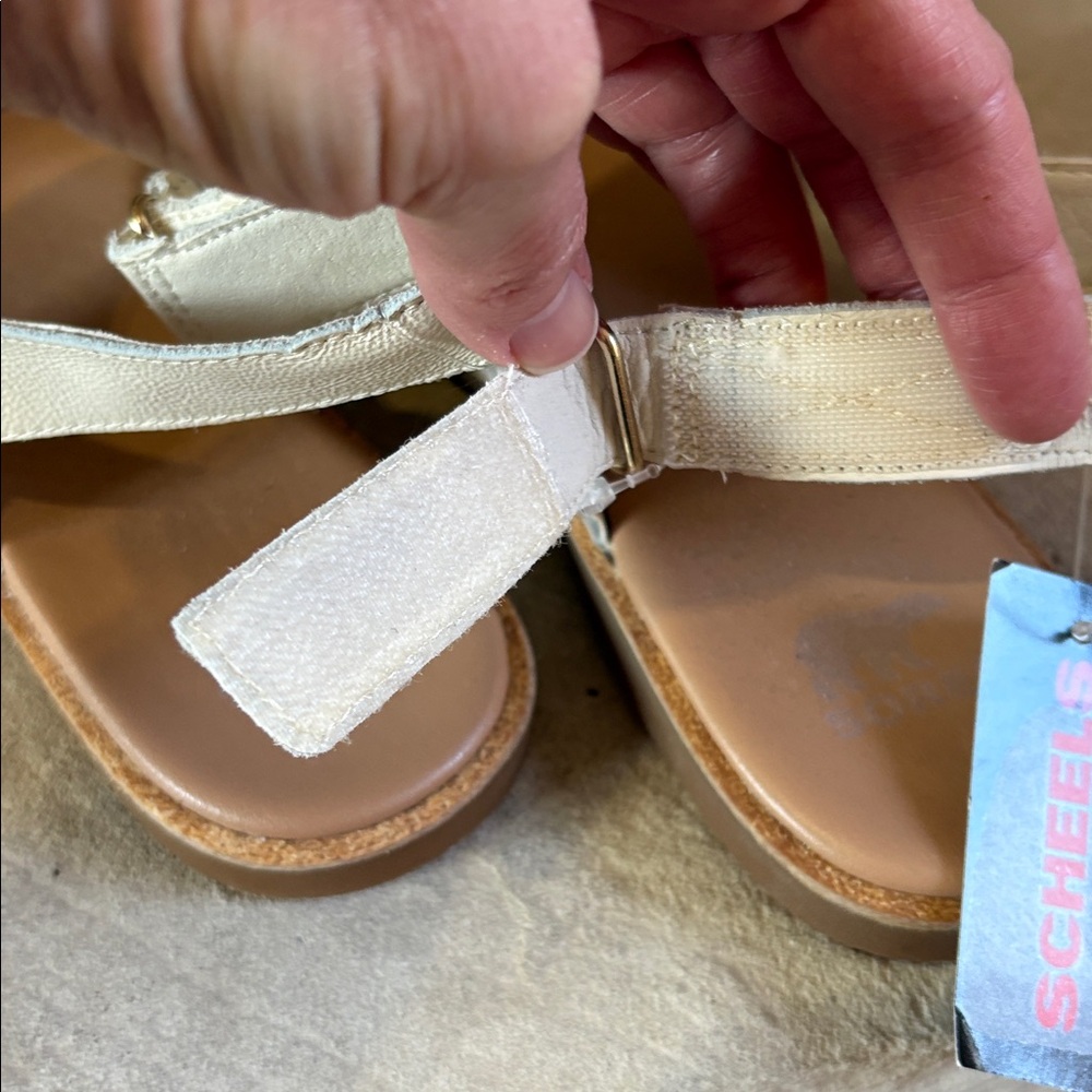 Sorel sz 11 cream and white sandals NWT - Picture 7 of 11